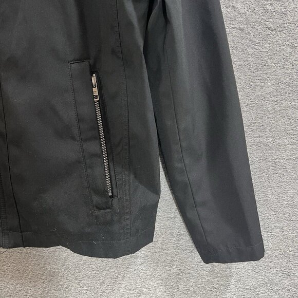 Calvin Klein Black Jacket Men’s Size Large Full Zip - Picture 10 of 15